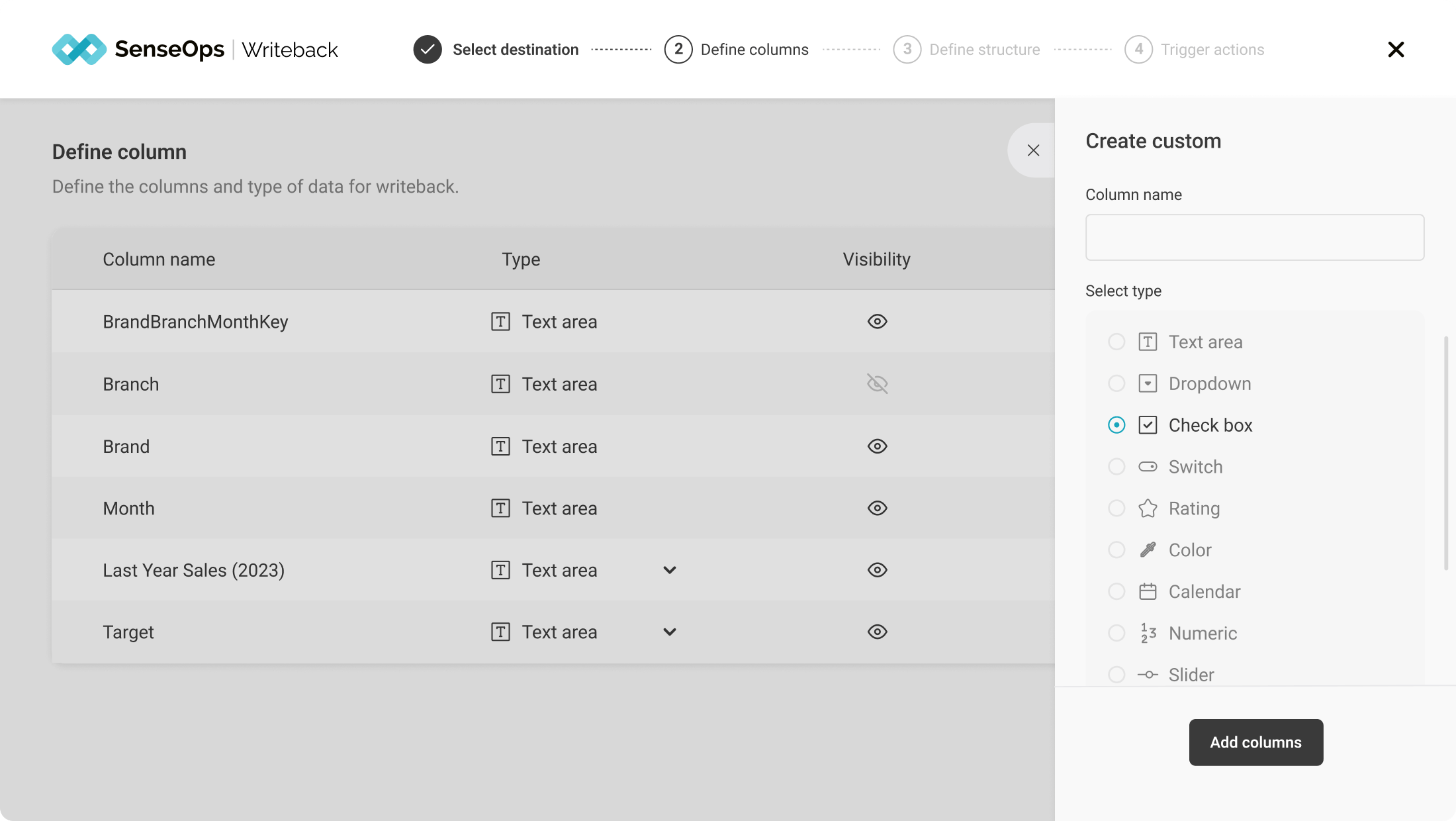 Qlik sense writeback
